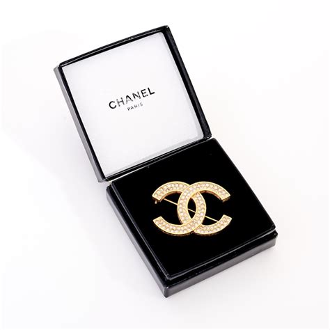 broche cc chanel|authentic chanel brooches.